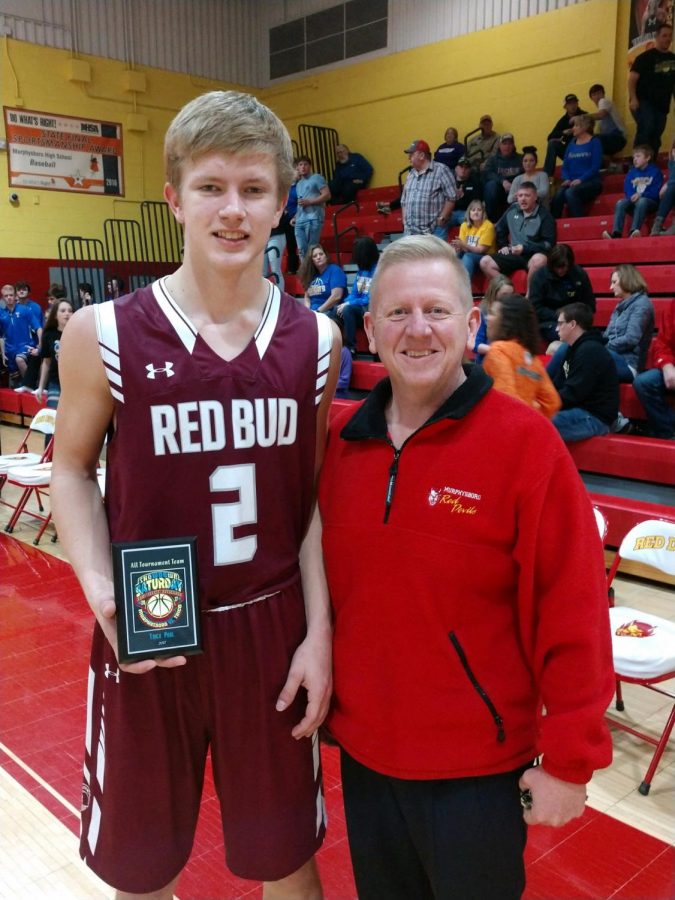 Alex+Birchler+was+selected+to+the+All+Tournament+Team+at+the%0ATrico%2FMurphysboro+Tournament.++He+is+pictured+with+the%0AMurphysboro+High+School+Athletic+Director+Len+Novara.%0A